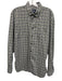 Johnnie O Size L Green & Blue Cotton Blend Plaid Button Up Long Sleeve Shirt Green & Blue / L