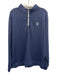 Peter Millar Size XL Blue Synthetic Solid Athleisure Men's Long Sleeve Shirt Blue / XL