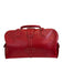 Loewe Red Leather Side Pockets Zip Top Travel Bag Duffle Bag Red