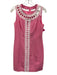 Lilly Pulitzer Size 2 Pink & White Viscose Blend Sleeveless Paneled Shift Dress Pink & White / 2