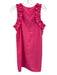 Lilly Pulitzer Size S Neon Pink Polyester Sleeveless Ruffle Detail Shift Dress Neon Pink / S