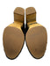 Veronica Beard Shoe Size 7 Black & Beige Leather Upper Suede Buckle Detail Mules Black & Beige / 7
