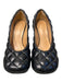 Bottega Veneta Shoe Size 37.5 Black Leather Pump Quilted Closed Toe Shoes Black / 37.5