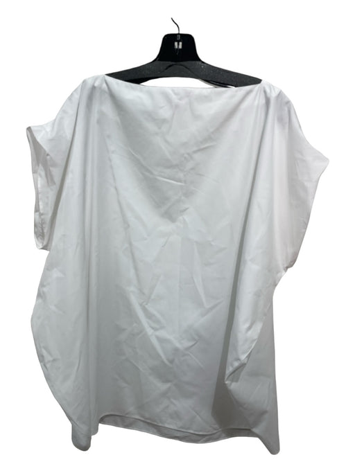 Ter Et Bantine Size 40 White Cotton Wide Neck Drop Shoulder Boxy Fit Top White / 40