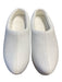 Yume Yume Shoe Size 37 White Leather Platform Round Toe Crackled Clog Shoes White / 37