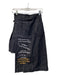 Haculla Size Small Dark denim Cotton Pleat Detail Wrap Asymmetric Pockets Skirt Dark denim / Small