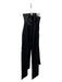 J.W. Anderson Size 4 Black Triacetate Zip Fly Geisha wrap Attached Belt Pants Black / 4