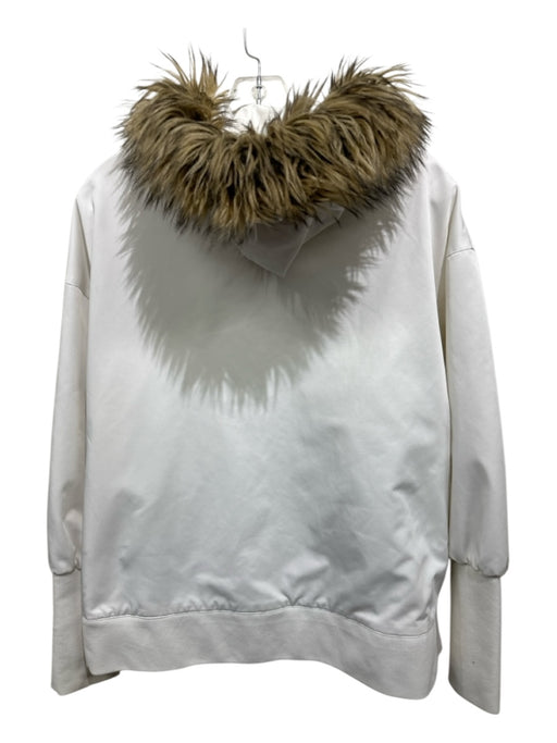 Kaufman Franco Size XS Black Polyester Faux Fur Trim Hood Zipper Detail Jacket Black / XS