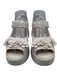 Melissa Shoe Size 7 Cream & Blush Rubber Jelly Floral Applique Platform Sandals Cream & Blush / 7