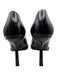 Ferragamo Shoe Size 8 Black Leather Mid Heel Square Cut Pumps Black / 8