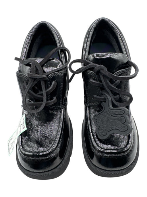 Burberry Shoe Size 37 Black Patent Leather Chunk Heel Square Toe Loafer Shoes Black / 37