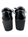 Burberry Shoe Size 37 Black Patent Leather Chunk Heel Square Toe Loafer Shoes Black / 37
