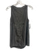 Transit Par Such Size L Gray Silk Distressed seam detail Sleeveless Top Gray / L