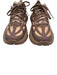 Hoka Shoe Size 7 Brown & Purple Textile Round Toe Translucent Lace Up Sneakers Brown & Purple / 7