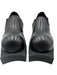 Argue Culture Shoe Size 37 Black Leather Upper Silver Hardware Chunky Loafers Black / 37