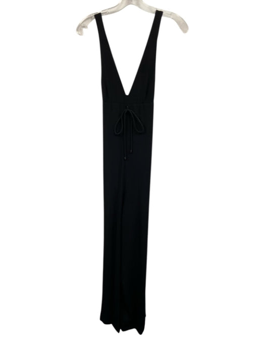 Ter Et Bantine Size 40 Black Acetate Blend Drawstring Sleeveless Jumpsuit Black / 40