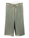 Melitta Baumeister Size Est Small Black & White Drawstring Waist Wide Leg Pants Black & White / Est Small