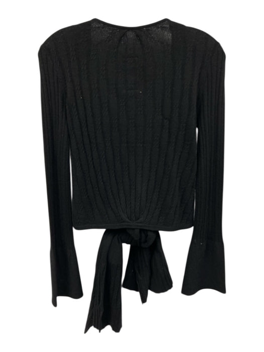 Classic Custom Products Size Small Black Silk & Cashmere Long Sleeve Sweater Black / Small