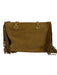 Saint Laurent Brown Suede leather Chain Strap Fringe Zip Close Top Handle Bag Brown / Medium