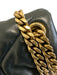 Saint Laurent Black Leather Flap Monogram Puffed Chain Strap Bag Black / Medium