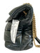 Saint Laurent Black Leather Flap Monogram Puffed Chain Strap Bag Black / Medium