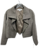 Carolina Herrera Size 2 Taupe Biege Wool Pockets Shawl Collar Open Front Jacket Taupe Biege / 2
