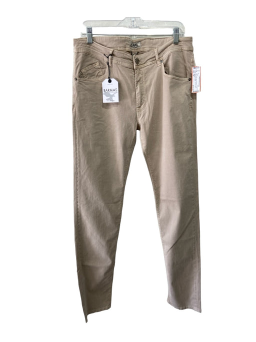 Barmas NWT Size 34 Dark beige Cotton Blend Solid Khaki Men's Pants 34