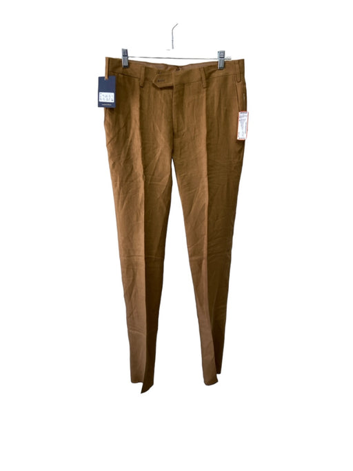 Germano NWT Size 48 Brown Cotton Khaki Dress Men's Pants 48