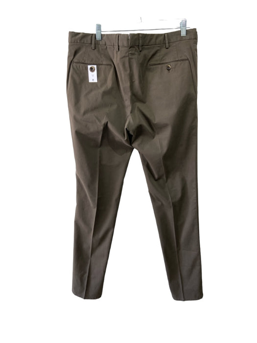PT Torino NWT Size 52 Brown Cotton Solid Men's Pants 52