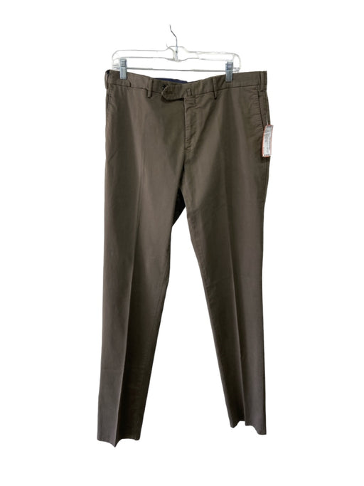 PT Torino NWT Size 52 Brown Cotton Solid Men's Pants 52