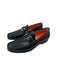 Santoni Shoe Size 8 New Black Leather Solid loafer Men's Shoes 8