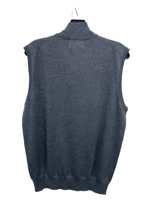 Alan Paine NWT Size 50 Grey Wool Solid Sleeveless Men's Sweater 50
