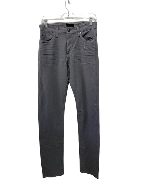 SMN Studio NWT Size 30 Grey Cotton Solid Zip Fly Men's Pants 30