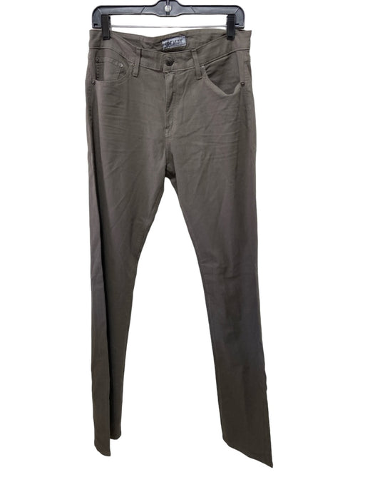 SMN Studio NWT Size 32 Grey Cotton Solid Zip Fly Men's Pants 32