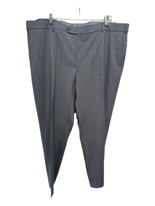 Miller Brothers Size 44 Light Gray Wool Blend Solid Dress Men's Pants 44
