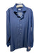 100 Hands Size 44 Dark Blue Cotton Solid Button Down Men's Long Sleeve Shirt 44