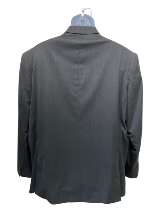 Miller Brothers Gray Wool Solid 2 Button Men's Suit 48