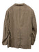 Boglioli NWT Brown & Tan Linen Plaid 3 button Men's Blazer 56R