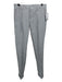 Mason NWT Size 46 Gray & White Cotton Striped Seersucker Khakis Men's Pants Gray & White / 46