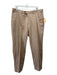 Hiltl Size 40 Dark Tan Cotton Solid Khakis Men's Pants Dark Tan / 40