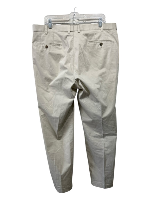 Hiltl Size 40 Light Beige Cotton Solid Khakis Men's Pants Light Beige / 40