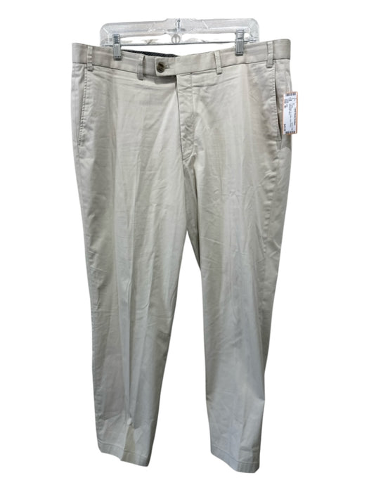 Hiltl Size 40 Light Beige Cotton Solid Khakis Men's Pants Light Beige / 40