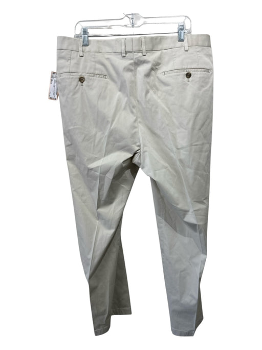 Hiltl Size est 38 Light Beige Cotton Solid Khakis Men's Pants Light Beige / est 38