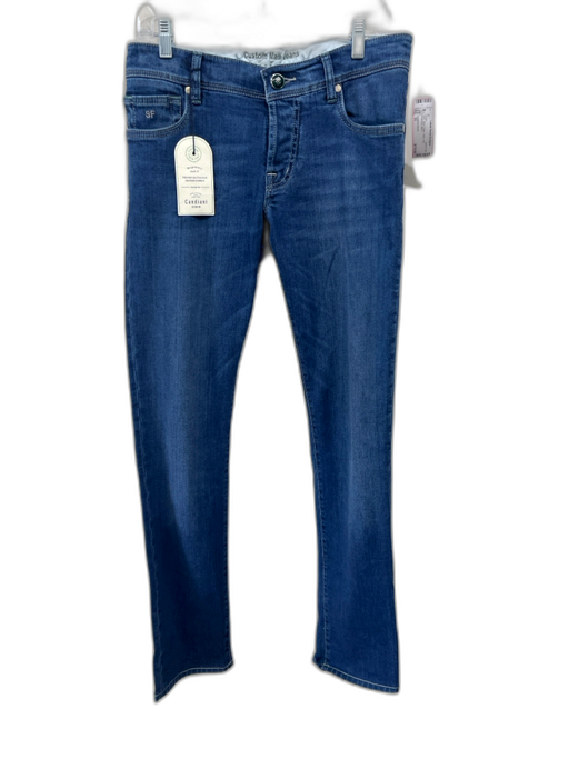 Candiani Denim NWT Size 30 Blue Cotton Solid Jean Men's Pants Blue / 30