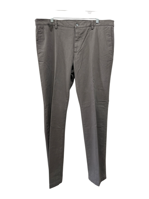 Mason NWT Size 56 Gray Cotton Solid Khakis Men's Pants Gray / 56