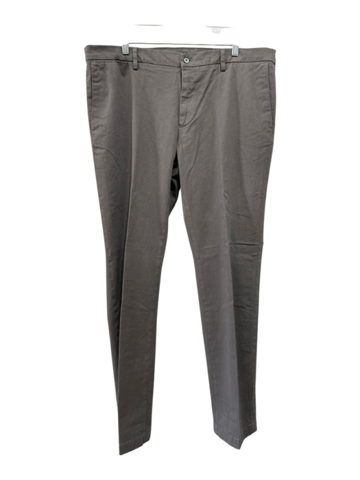 Mason NWT Size 56 Gray Cotton Solid Khakis Men's Pants Gray / 56