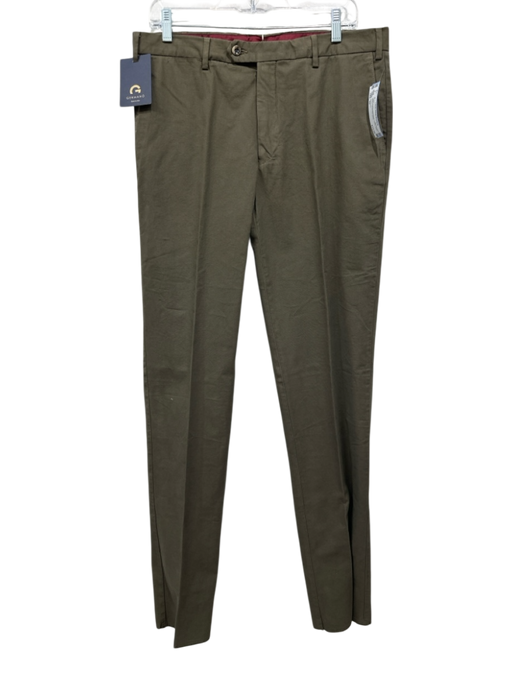 Germano NWT Size 52 Brown Cotton Solid Khakis Men's Pants Brown / 52