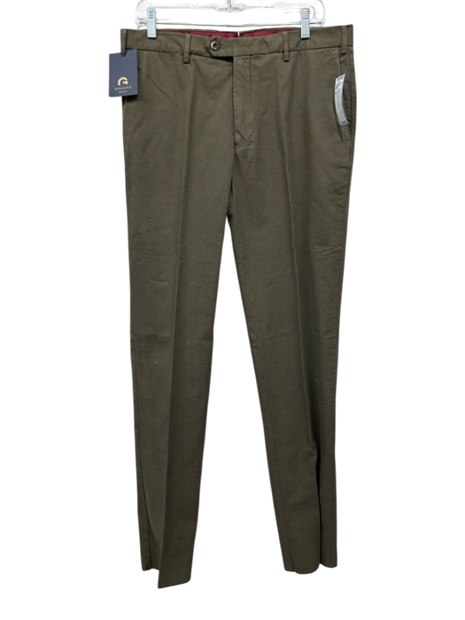 Germano NWT Size 52 Brown Cotton Solid Khakis Men's Pants Brown / 52