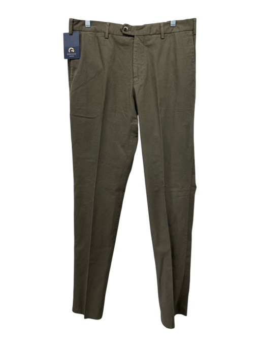 Germano NWT Size 50 Brown Cotton Solid Khakis Men's Pants Brown / 50