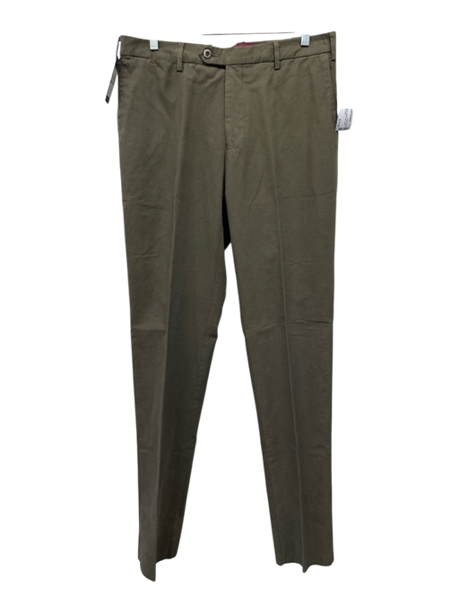 Germano NWT Size 50 Brown Cotton Solid Khakis Men's Pants Brown / 50